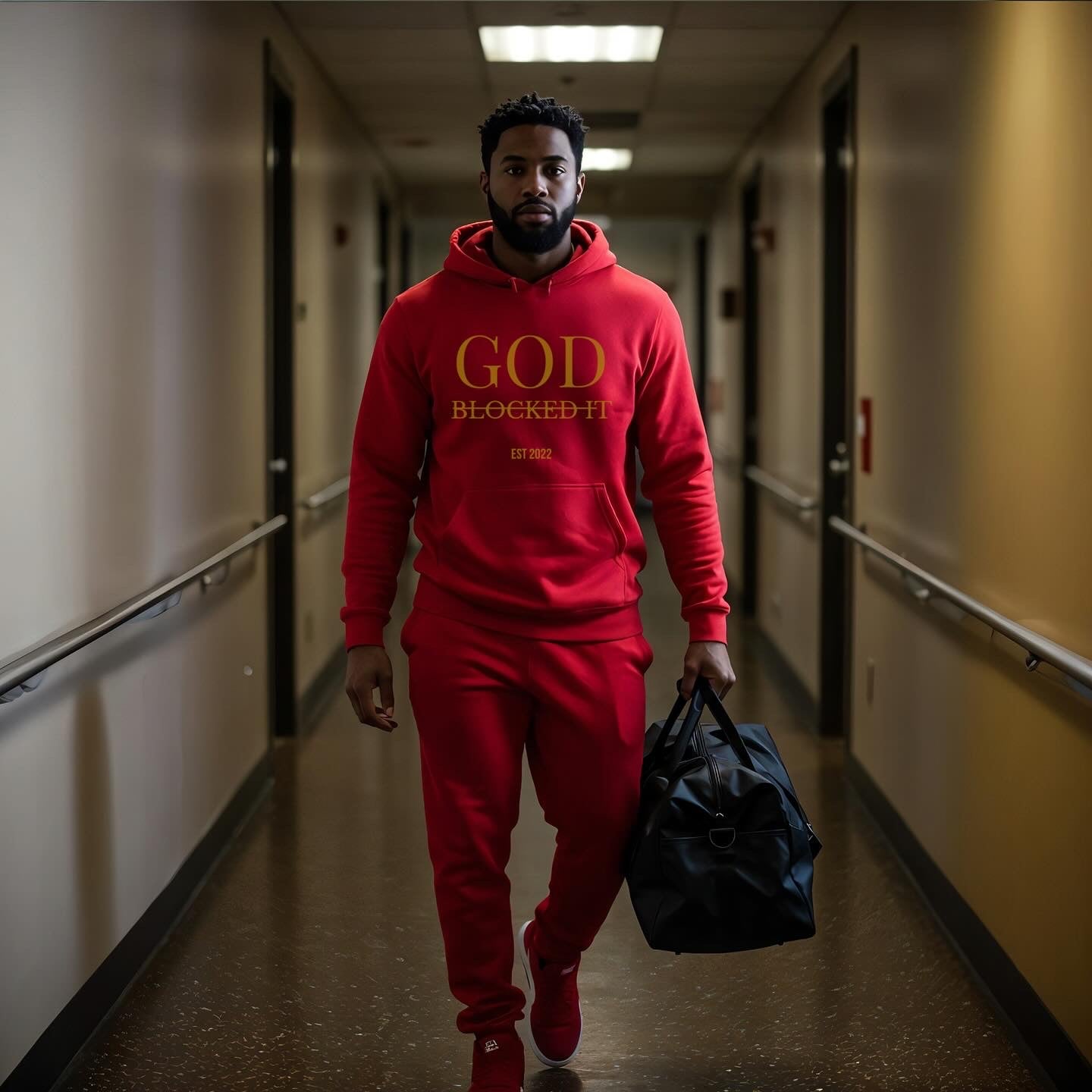 God Blocked It Apparel Track Suit (V-Day Limited Edition)